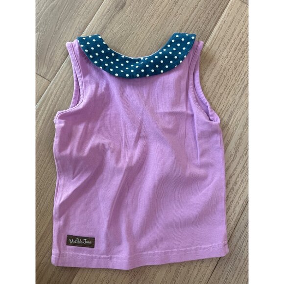 Matilda Jane Girls 2 Pleasantville Tank Girl Good Hart Shirt Lavender Toddler Gi - Picture 2 of 3